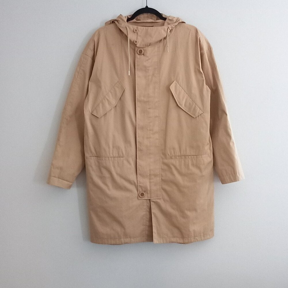 A.P.C. beige trench coat with hood - Picture 3 of 13
